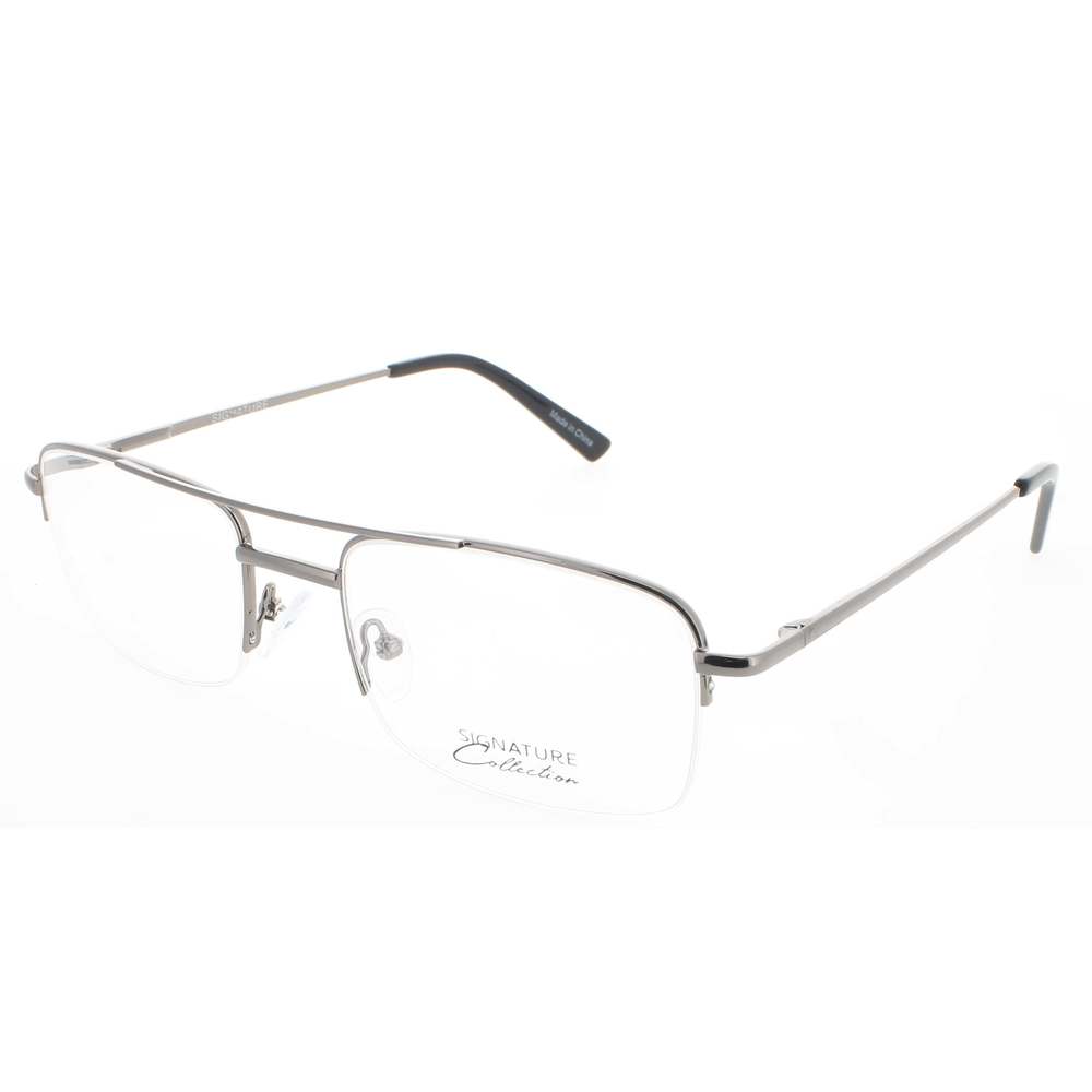 SIGNATURE 1122-Gunmetal-54 Eyeglasses Eye Glasses GUNMETAL Authentic New